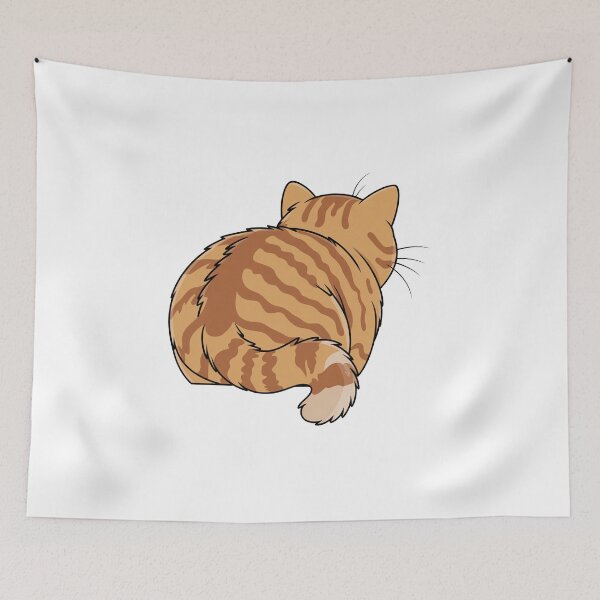 Item preview, Orange Cat Back designed and sold by MonkiFlipp.