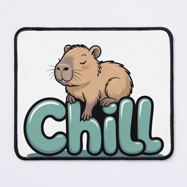 Item preview, Chill Capybara designed and sold by MonkiFlipp.