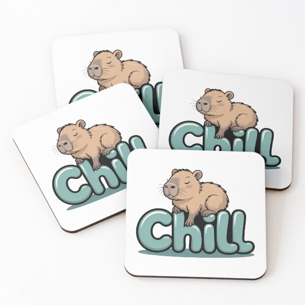 Item preview, Chill Capybara designed and sold by MonkiFlipp.