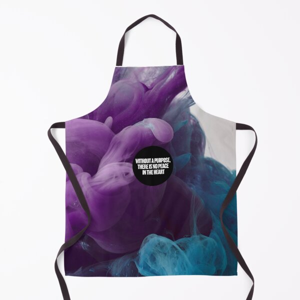 Item preview, Colorful Smoke Liquid Art with Inspirational Motto – “Without a Purpose, There Is No Peace in the Heart” designed and sold by knalpot-design.