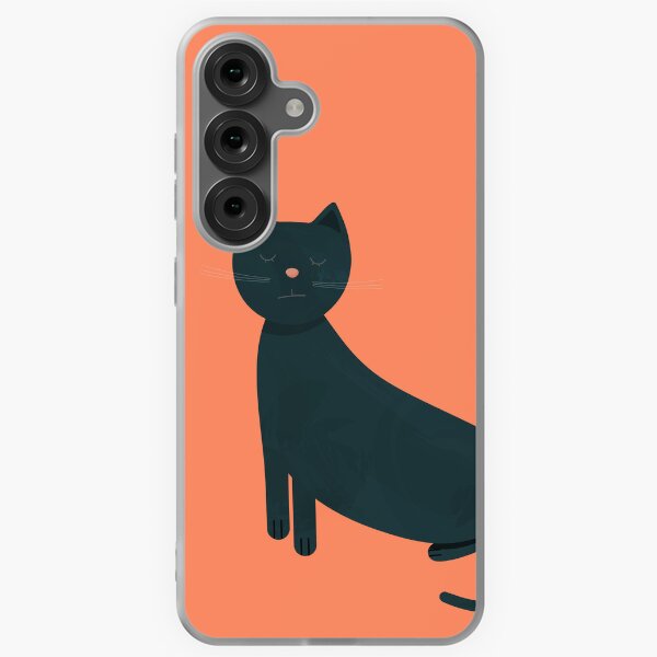 Item preview, Grunge black cat designed and sold by brillant-art.