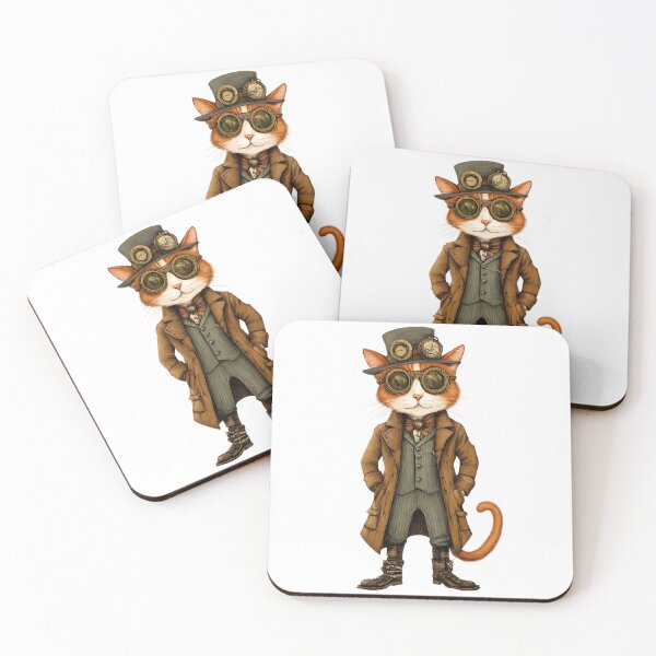 Item preview, Steampunk Cog Cat designed and sold by bapupa.