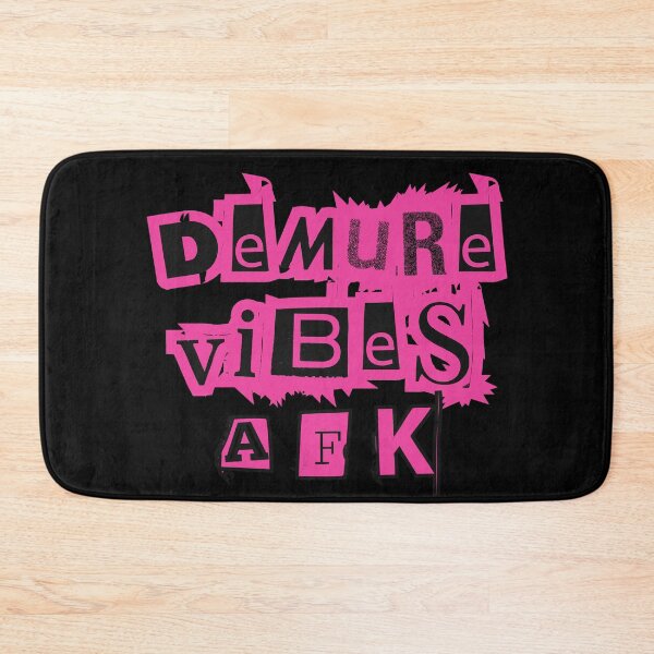 Item preview, Demure Vibes AFK – Hot Pink Slang Typography Aesthetic designed and sold by Artography Designs.