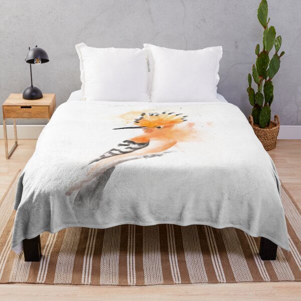 Item preview, Eurasian Hoopoe Hudhud Bird - Watercolor bird art by The Shamal designed and sold by CreatEVEdesign.