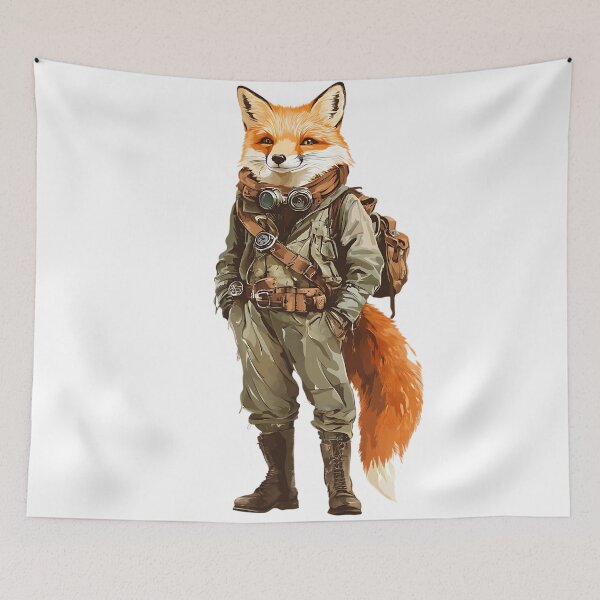 Item preview, Steampunk Fox designed and sold by bapupa.