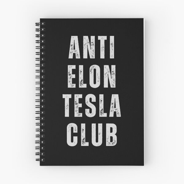 Item preview, Anti Elon Tesla Club - Bumper Sticker Decal Accessories - Elon Musk Is Crazy!! social Sticker designed and sold by CapriCreatives.
