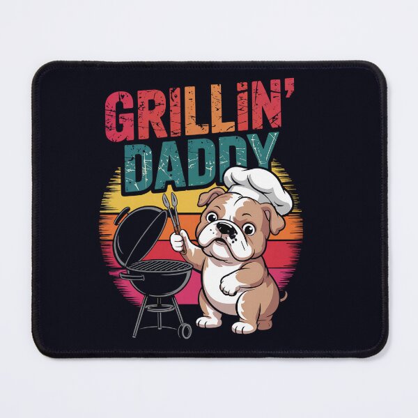 Item preview, Grillin’ Daddy Bulldog BBQ Fun Gift for Father’s Day designed and sold by Taans-Creation.