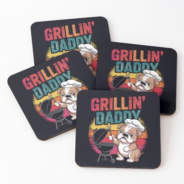 Item preview, Grillin’ Daddy Bulldog BBQ Fun Gift for Father’s Day designed and sold by Taans-Creation.