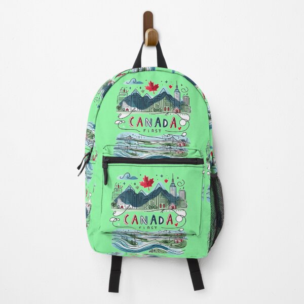 Item preview, Canada First Design – Bold Red on White,  designed and sold by PaintMeWorld.