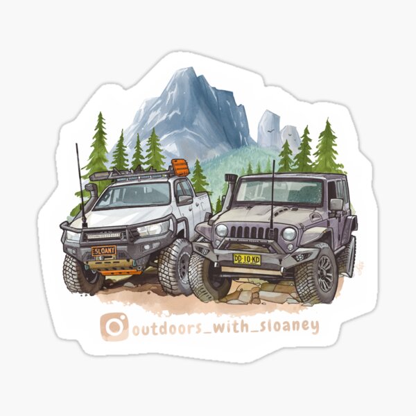 Item preview, Outdoors with 4x4 designed and sold by OneMillionMilesAway.