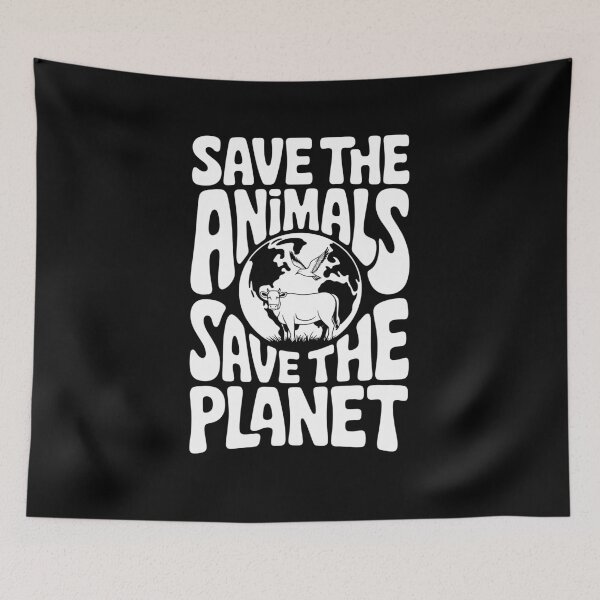 Item preview, Save The Animals Save The Planet designed and sold by MonkiFlipp.