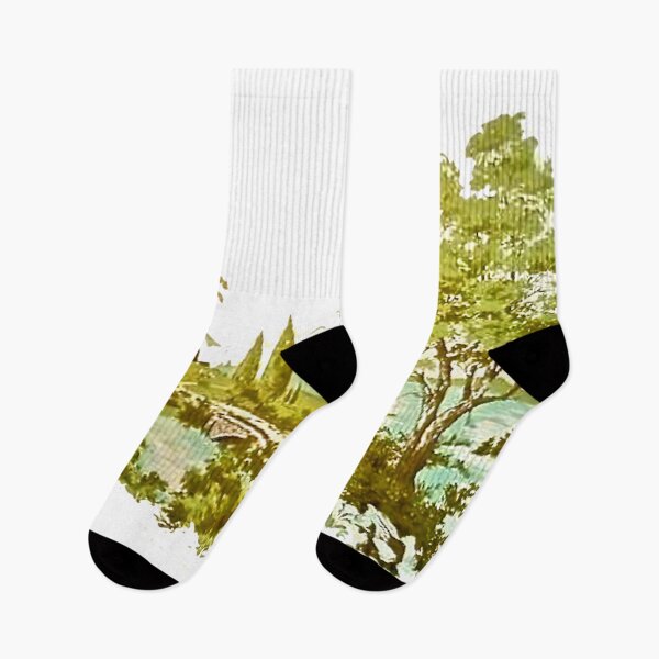 Item preview, Trees Beside A River Bridge designed and sold by VictorIos.