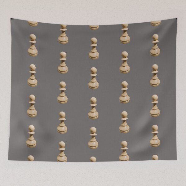 Item preview, Chess pawn white made of wood designed and sold by trepiu.