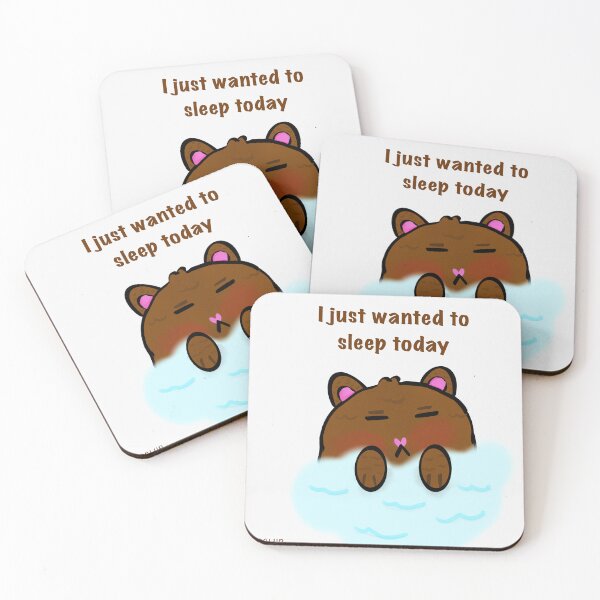Item preview, i just wanted to sleep today designed and sold by LenaBeanCreates.