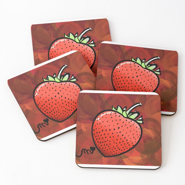 Item preview, juicy strawberry designed and sold by LenaBeanCreates.