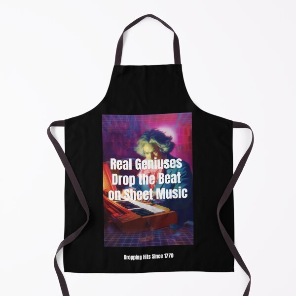 Item preview, Real Geniuses Drop the Beat on Sheet Music with Retro Synth Composer designed and sold by The Sun Brings Light.