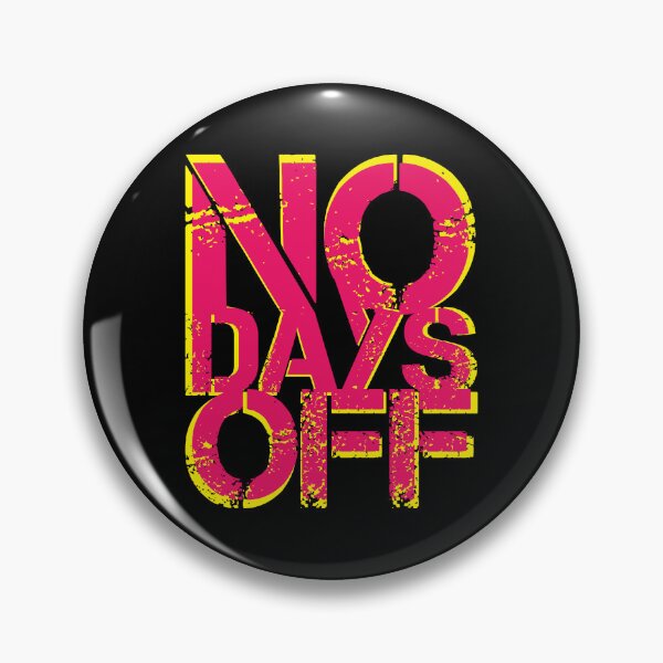Item preview, Motivational Fitness Quotes | No Days Off designed and sold by typoinspired.