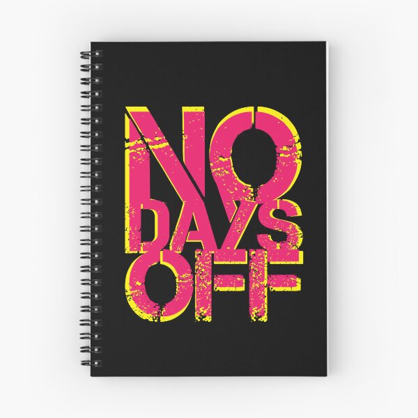 Item preview, Motivational Fitness Quotes | No Days Off designed and sold by typoinspired.