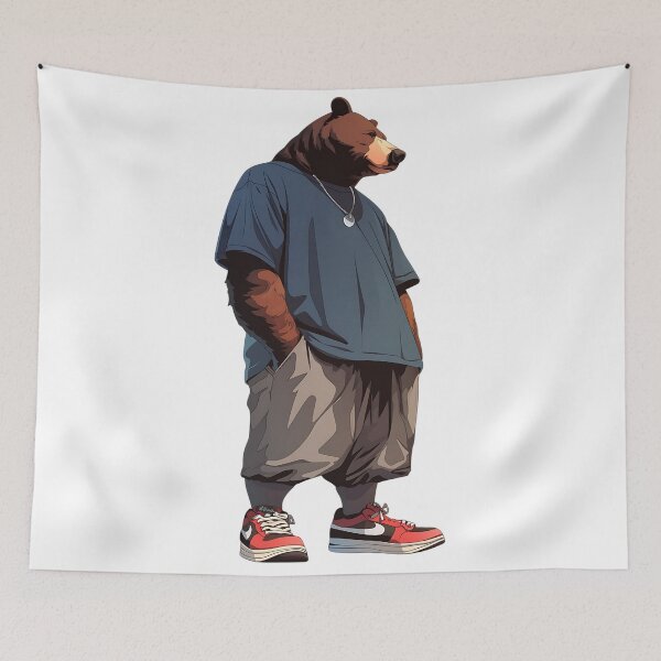 Item preview, Streetwear Urban Bear designed and sold by bapupa.