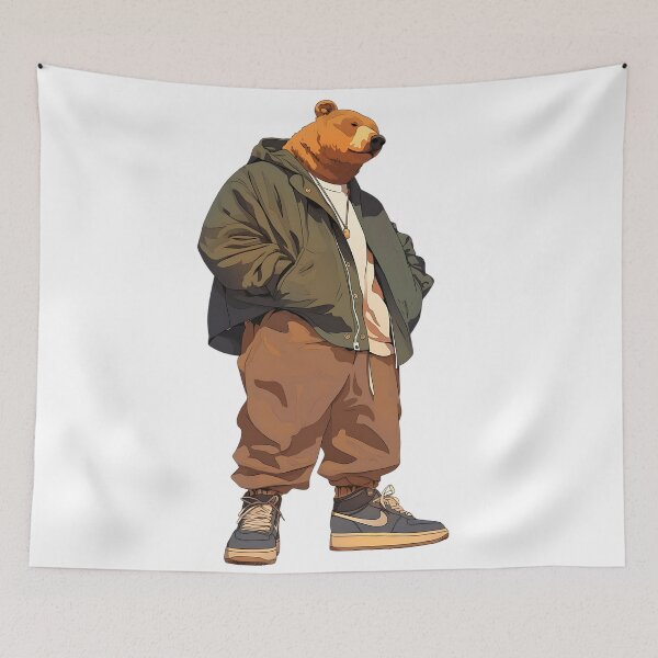 Item preview, Streetwear Edgy Bear designed and sold by bapupa.