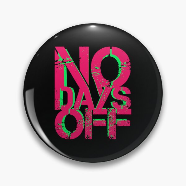 Item preview, Motivational Fitness Quotes | No Days Off designed and sold by typoinspired.