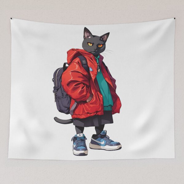 Item preview, Streetwear Urban Cat designed and sold by bapupa.