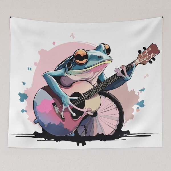 Item preview, Musical frog on a bike ride designed and sold by Limmagin.