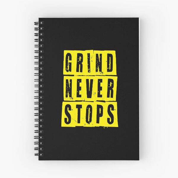 Item preview, Motivational Gym Quote | Grind Never Stops designed and sold by typoinspired.