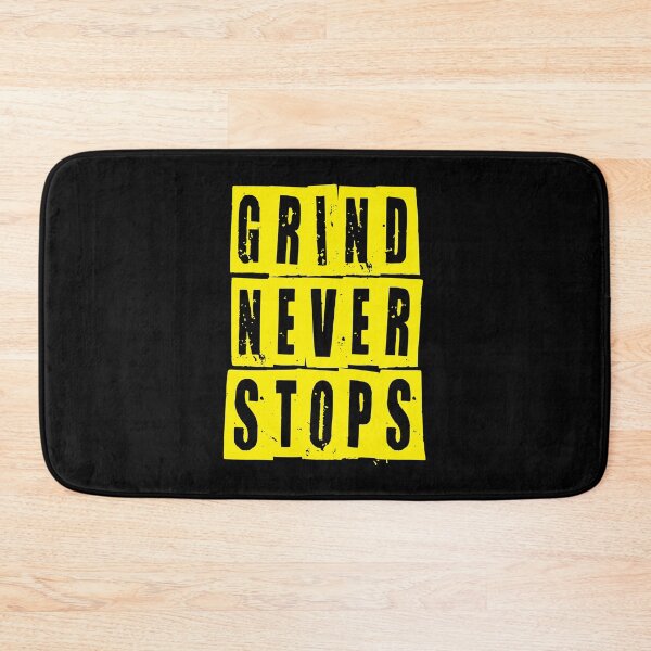 Item preview, Motivational Gym Quote | Grind Never Stops designed and sold by typoinspired.