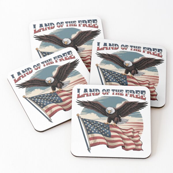 Item preview, Land Of The Free | Sticker, T-Shirt designed and sold by NicolasGlowArt.