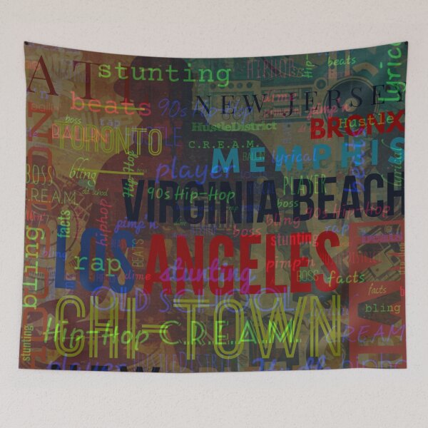 Item preview, Hip-Hop's Top Cities  designed and sold by KHustle.
