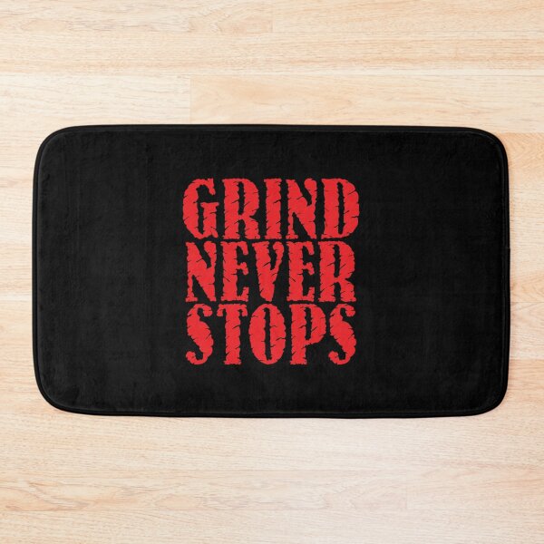 Item preview, Motivational Gym Quote | Grind Never Stops designed and sold by typoinspired.