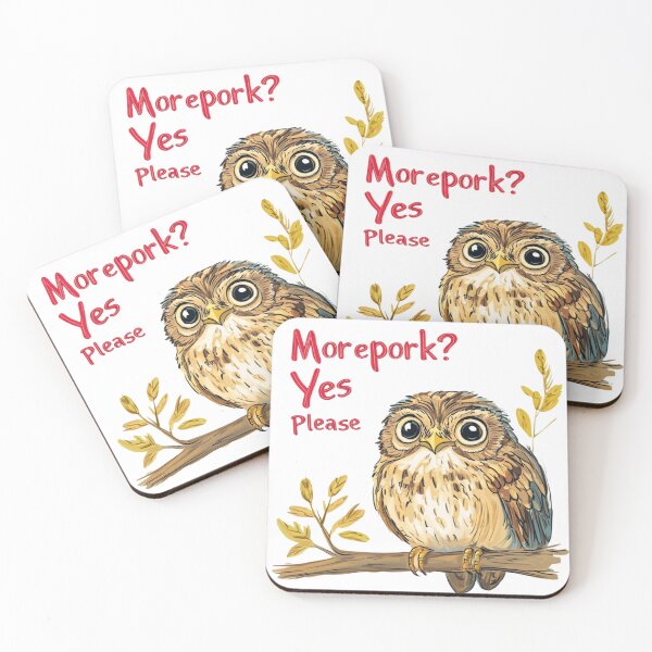 Item preview, The Mighty Morepork designed and sold by Aotearoa-Art-Co.