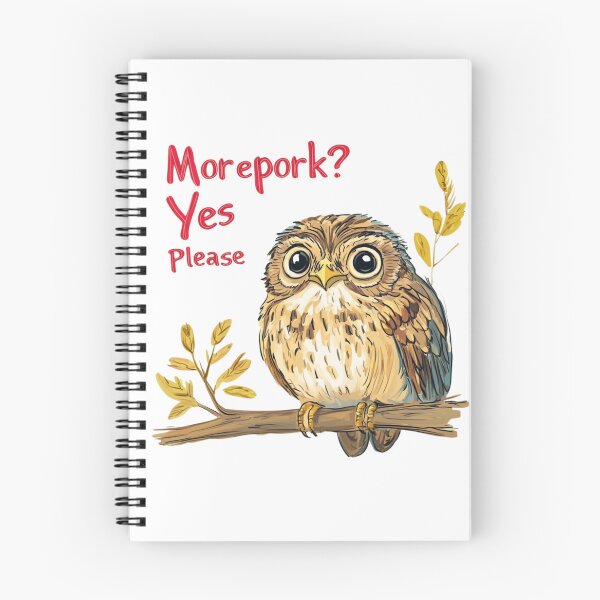 Item preview, The Mighty Morepork designed and sold by Aotearoa-Art-Co.
