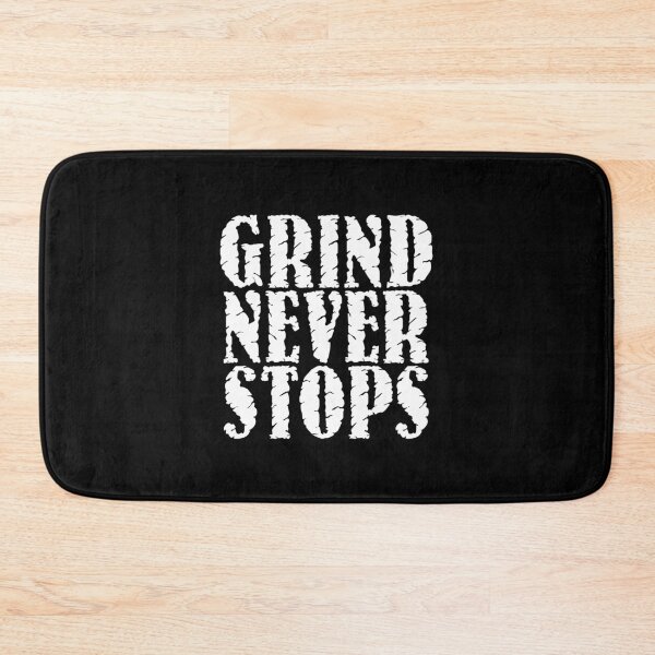 Item preview, Motivational Gym Quote | Grind Never Stops designed and sold by typoinspired.