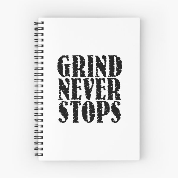 Item preview, Motivational Gym Quote | Grind Never Stops designed and sold by typoinspired.