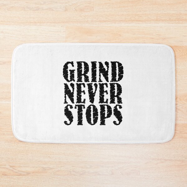 Item preview, Motivational Gym Quote | Grind Never Stops designed and sold by typoinspired.