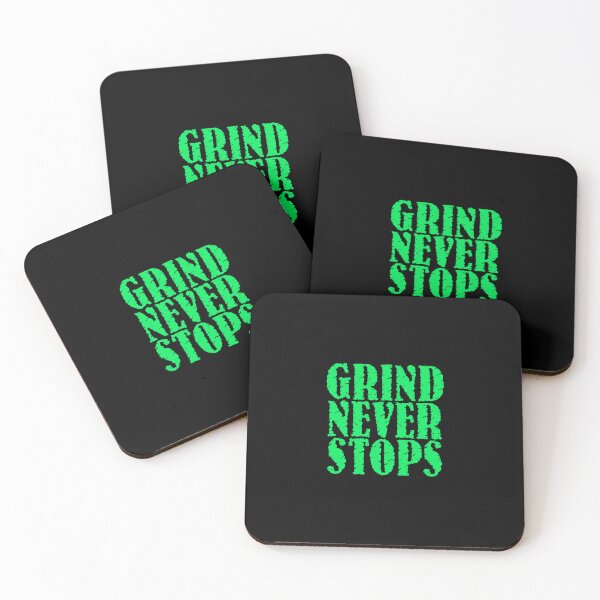 Item preview, Motivational Gym Quote | Grind Never Stops designed and sold by typoinspired.