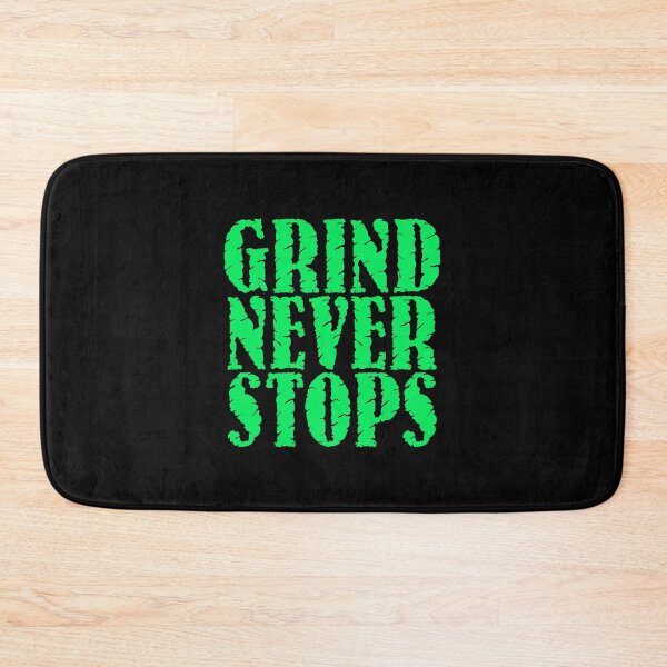 Item preview, Motivational Gym Quote | Grind Never Stops designed and sold by typoinspired.