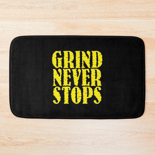 Item preview, Motivational Gym Quote | Grind Never Stops designed and sold by typoinspired.