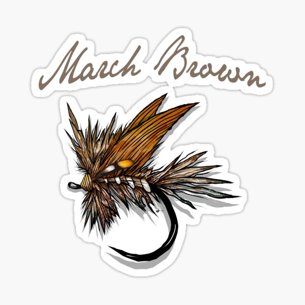 March Brown Sticker