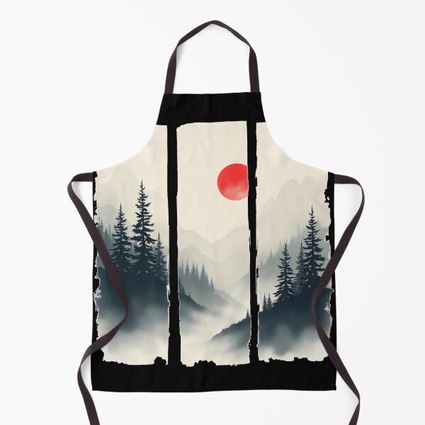 Item preview, Tranquil Misty Landscape designed and sold by Farsky-Fashion.
