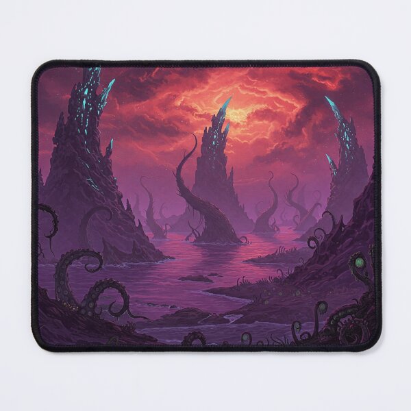 Item preview, Alien Lovecraftian Landscape designed and sold by RedHeavenStudio.