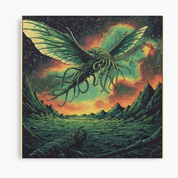 Item preview, Alien Creature Landscape designed and sold by RedHeavenStudio.