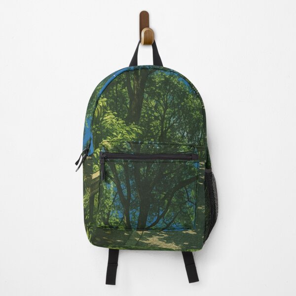 Item preview, Daytime Moon and Forest Path | Tranquility in Nature - A Peaceful Moment designed and sold by GEEEN.