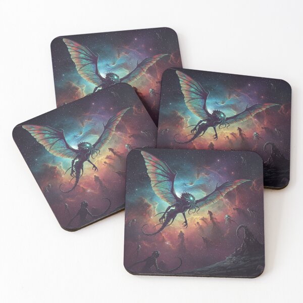 Item preview, Lovecfratian Creature Flying Landscape designed and sold by RedHeavenStudio.