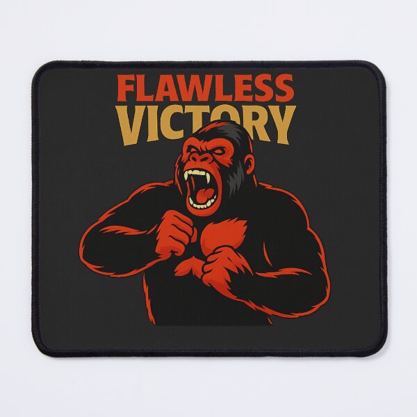 Item preview, Flawless Victory Gorilla – Bold Retro Design designed and sold by TenkaTees.