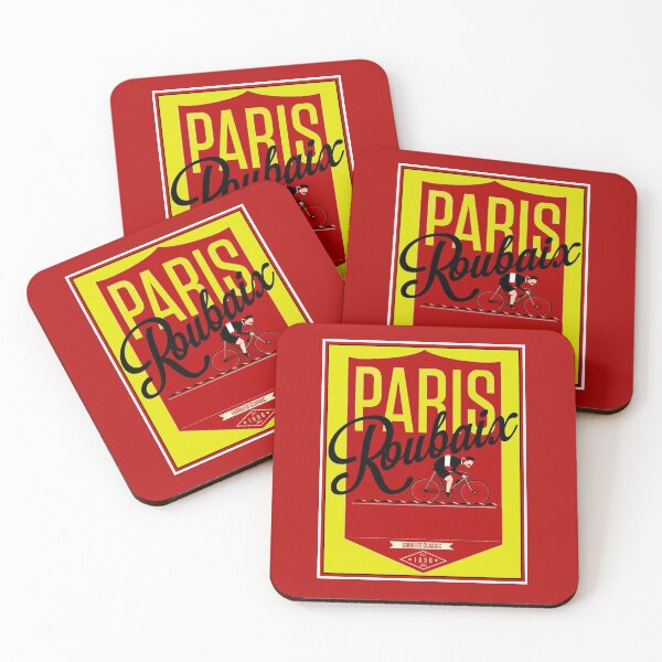 Item preview, PARIS ROUBAIX : Vintage Cobblestone Bike Racing Print designed and sold by posterbobs.
