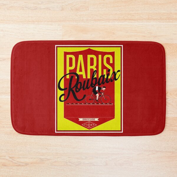 Item preview, PARIS ROUBAIX : Vintage Cobblestone Bike Racing Print designed and sold by posterbobs.