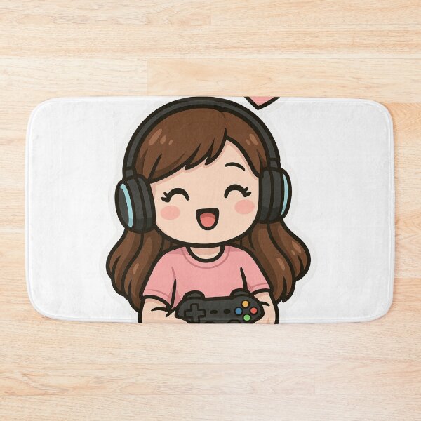 Item preview, Cute Kawaii gamer girl designed and sold by Printdesigns1.